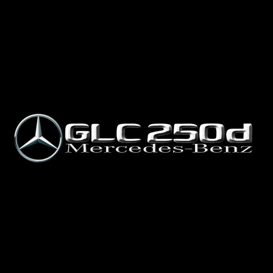 MERCEDES BENZ GLC 250d LOGO PROJECTOR LIGHTS  (quantity 1 = 1 sets/2 door lights)Nr.03f042