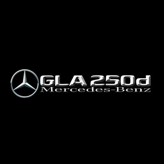MERCEDES BENZ GLA 250d LOGO PROJECTOR LIGHTS  (quantity 1 = 1 sets/2 door lights)Nr.03f024