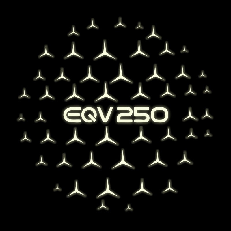 MERCEDES BENZ EQV 250 LOGO PROJECTOT LIGHTS  (quantity 1 = 1 sets/2 door lights)Nr.03f017