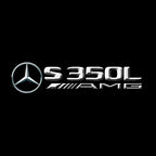 MERCEDES BENZ S 350L LOGO PROJECTOR LIGHTS  (quantity 1 = 1 sets/2 door lights)Nr.03f026