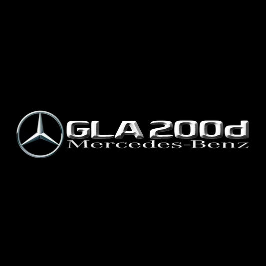MERCEDES BENZ GLA 200d LOGO PROJECTOR LIGHTS  (quantity 1 = 1 sets/2 door lights)Nr.03f018