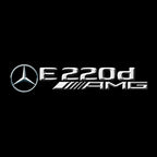 MERCEDES BENZ E 220d AMG LOGO PROJECTOT LIGHTS  (quantity 1 = 1 sets/2 door lights)Nr.03f020