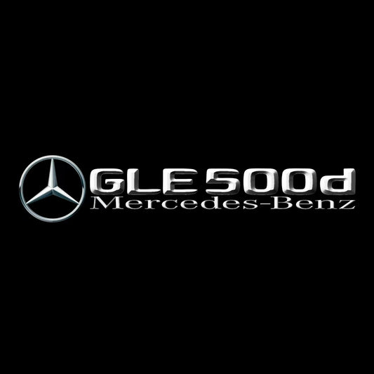 MERCEDES BENZ GLE 500d LOGO PROJECTOR LIGHTS  (quantity 1 = 1 sets/2 door lights)Nr.03f055