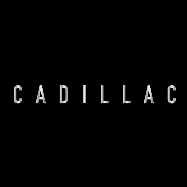 CADILLAC ORIGINAL LOGO PROJECTOT LIGHTS Nr.9749 (quantity 1 = 2 Logo Films /2 door lights）