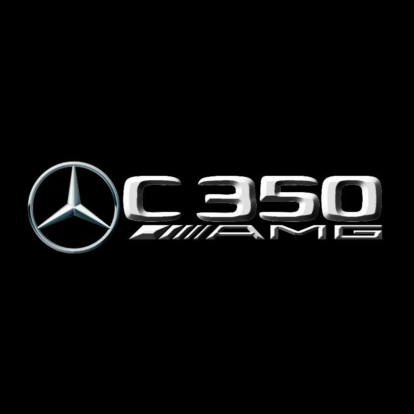 MERCEDES BENZ  C 350 AMG LOGO PROJECTOT LIGHTS  (quantity 1 = 1 sets/2 door lights)Nr.03f042