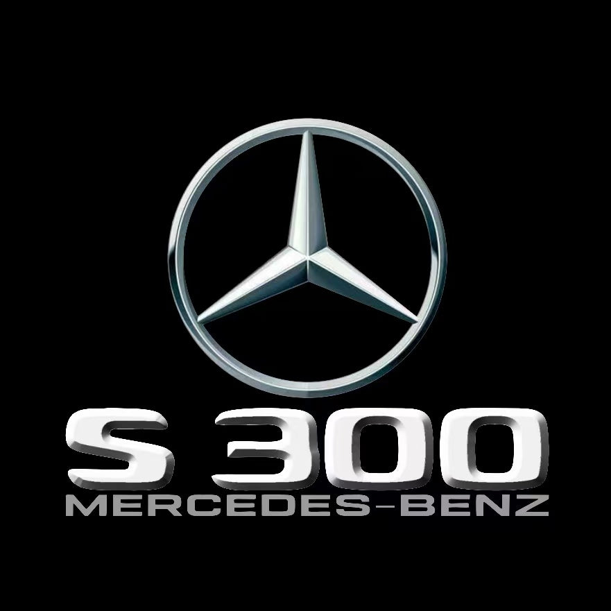 MERCEDES BENZ S 300 LOGO PROJECTOR LIGHTS  (quantity 1 = 1 sets/2 door lights)Nr.03f018