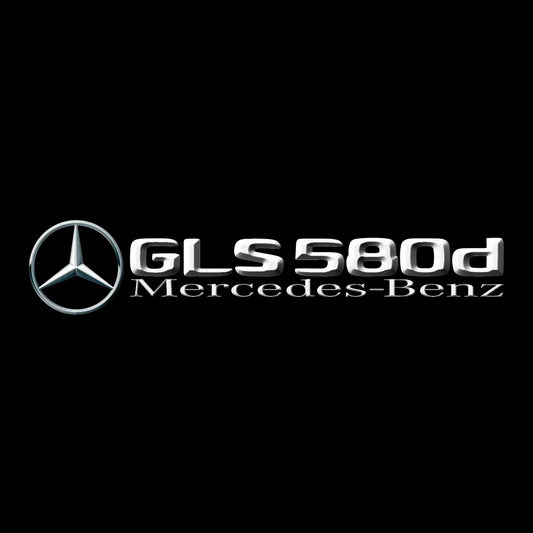 MERCEDES BENZ GLS 580d LOGO PROJECTOR LIGHTS  (quantity 1 = 1 sets/2 door lights)Nr.03f046