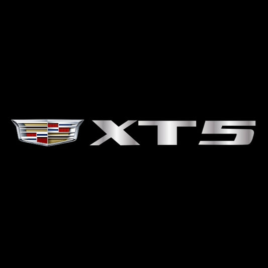 CADILLAC XT5 LOGO PROJECTOT LIGHTS Nr.9793 (quantity 1 = 2 Logo Films /2 door lights）