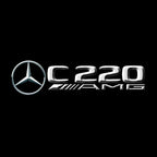 MERCEDES BENZ  C 220 AMG LOGO PROJECTOT LIGHTS  (quantity 1 = 1 sets/2 door lights)Nr.03f026