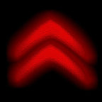 CITROËN Original   LOGO PROJECTOT LIGHTS (quantity 1 = 1 sets/2 door lights) Nr.6024q0t0157