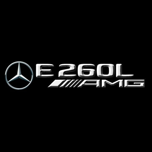 MERCEDES BENZ E 260L AMG LOGO PROJECTOT LIGHTS  (quantity 1 = 1 sets/2 door lights)Nr.03f026