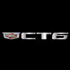 CADILLAC CT6 LOGO PROJECTOT LIGHTS Nr.9729 (quantity 1 = 2 Logo Films /2 door lights）