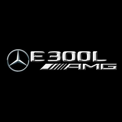 MERCEDES BENZ E 300L AMG LOGO PROJECTOT LIGHTS  (quantity 1 = 1 sets/2 door lights)Nr.03f032