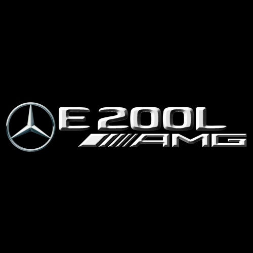 MERCEDES BENZ E 200L AMG LOGO PROJECTOT LIGHTS  (quantity 1 = 1 sets/2 door lights)Nr.03f014