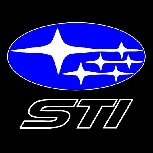 SUBARU IMPREZA STI LOGO PROJECROTR LIGHTS (quantity 1 = 1 sets/2 door lights) Nr.03A24