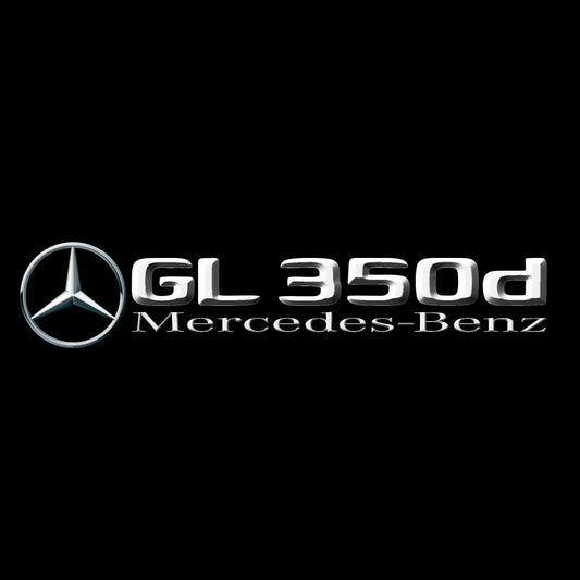 MERCEDES BENZ GL 350d LOGO PROJECTOR LIGHTS  (quantity 1 = 1 sets/2 door lights)Nr.03f010