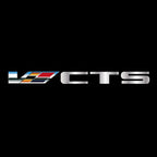 CADILLAC CTS LOGO PROJECTOT LIGHTS Nr.9805 (quantity 1 = 2 Logo Films /2 door lights）