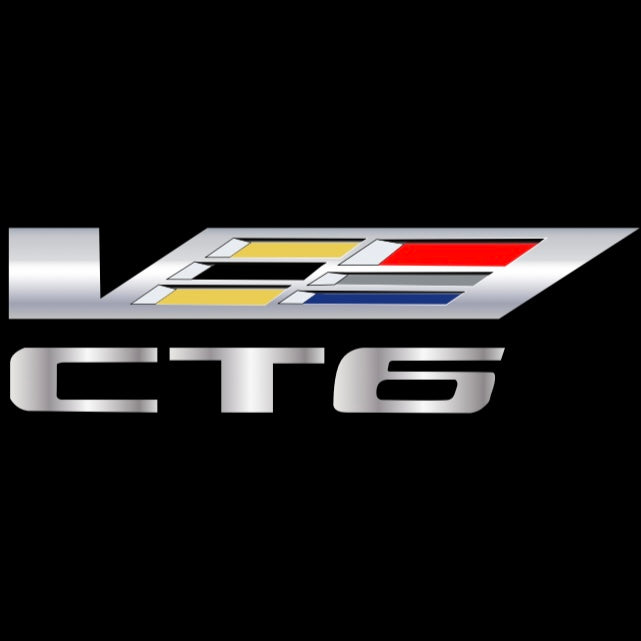 CADILLAC CT6 LOGO PROJECTOT LIGHTS Nr.9752 (quantity 1 = 2 Logo Films /2 door lights）