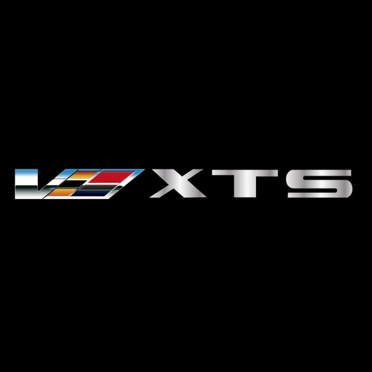 CADILLAC XTS LOGO PROJECTOT LIGHTS Nr.9802 (quantity 1 = 2 Logo Films /2 door lights）