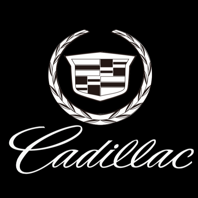 CADILLAC ORIGINAL LOGO PROJECTOT LIGHTS Nr.9722 (quantity 1 = 2 Logo Films /2 door lights）
