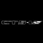 CADILLAC CT5 LOGO PROJECTOT LIGHTS Nr.9781 (quantity 1 = 2 Logo Films /2 door lights）