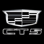 CADILLAC CT5 LOGO PROJECTOT LIGHTS Nr.9736 (quantity 1 = 2 Logo Films /2 door lights）