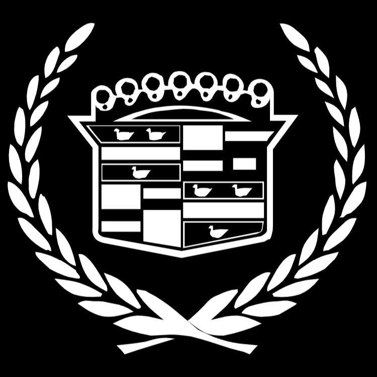 CADILLAC ORIGINAL LOGO PROJECTOT LIGHTS Nr.9747 (quantity 1 = 2 Logo Films /2 door lights）