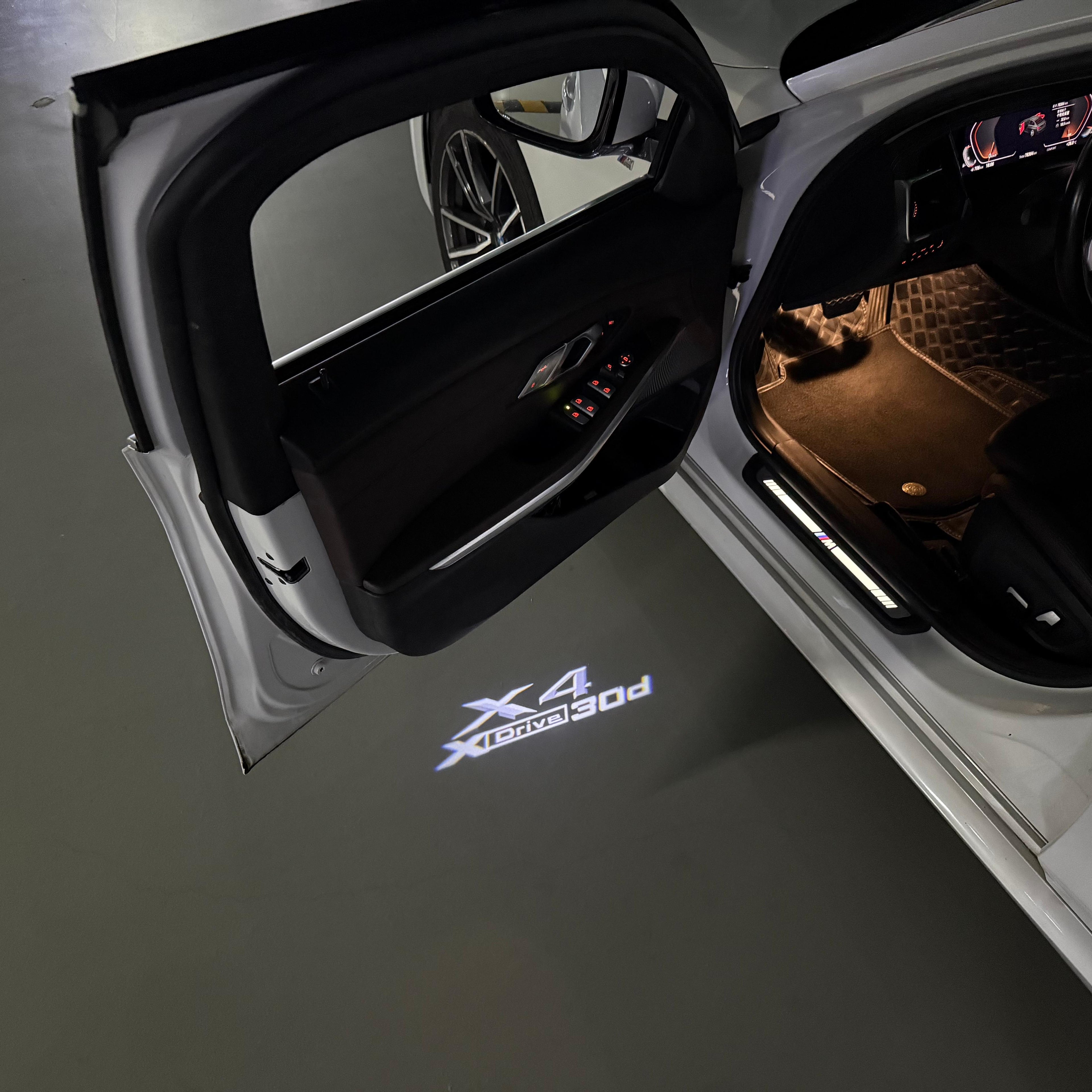 BMW X4 X DRIVE 30d LOGO PROJECTOT LIGHTS (quantity 1 = 1 sets/2 door lights) Nr.6024q0t033