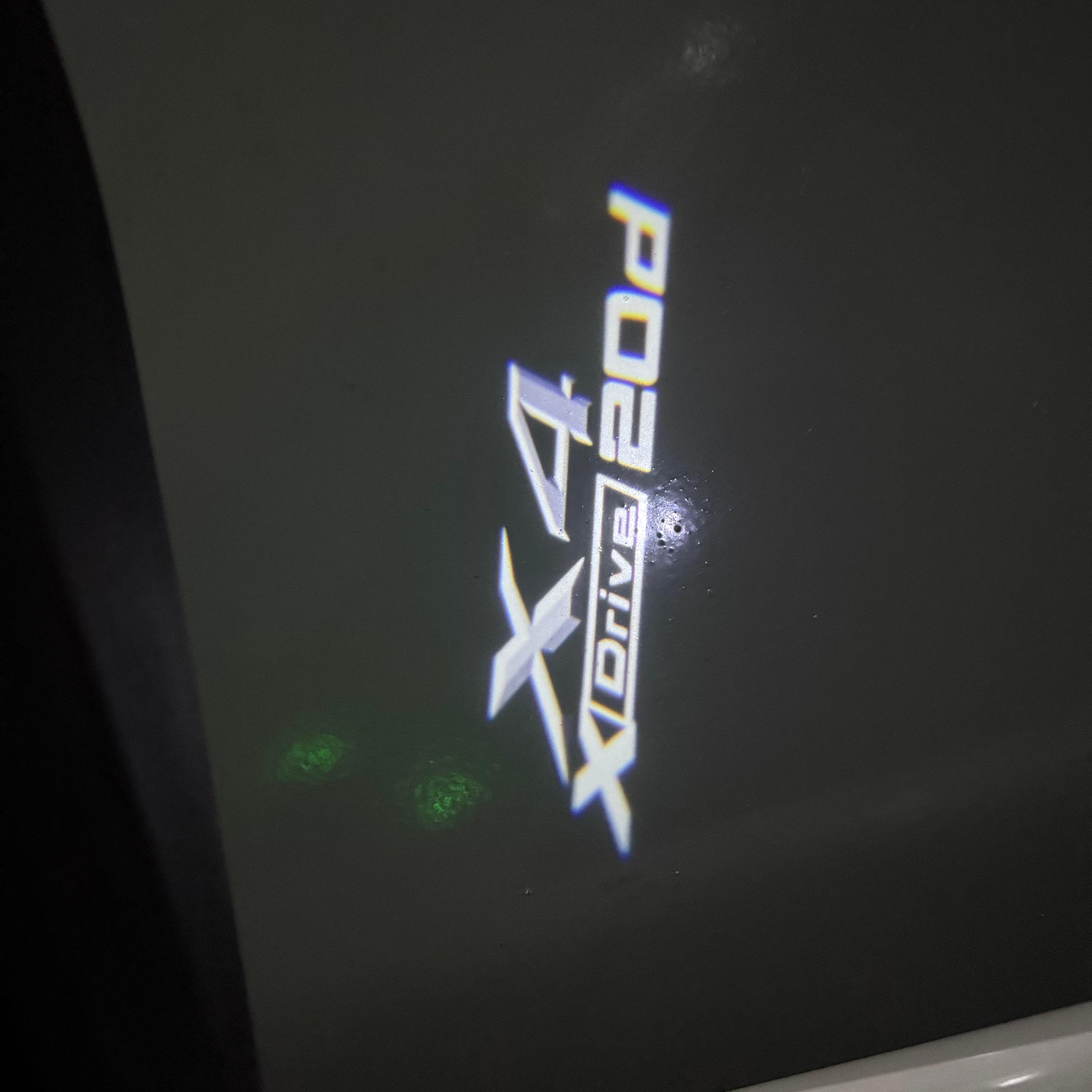 BMW X4 Drive 20d LOGO PROJECTOT LIGHTS (quantity 1 = 1 sets/2 door lights) Nr.6024q0t037