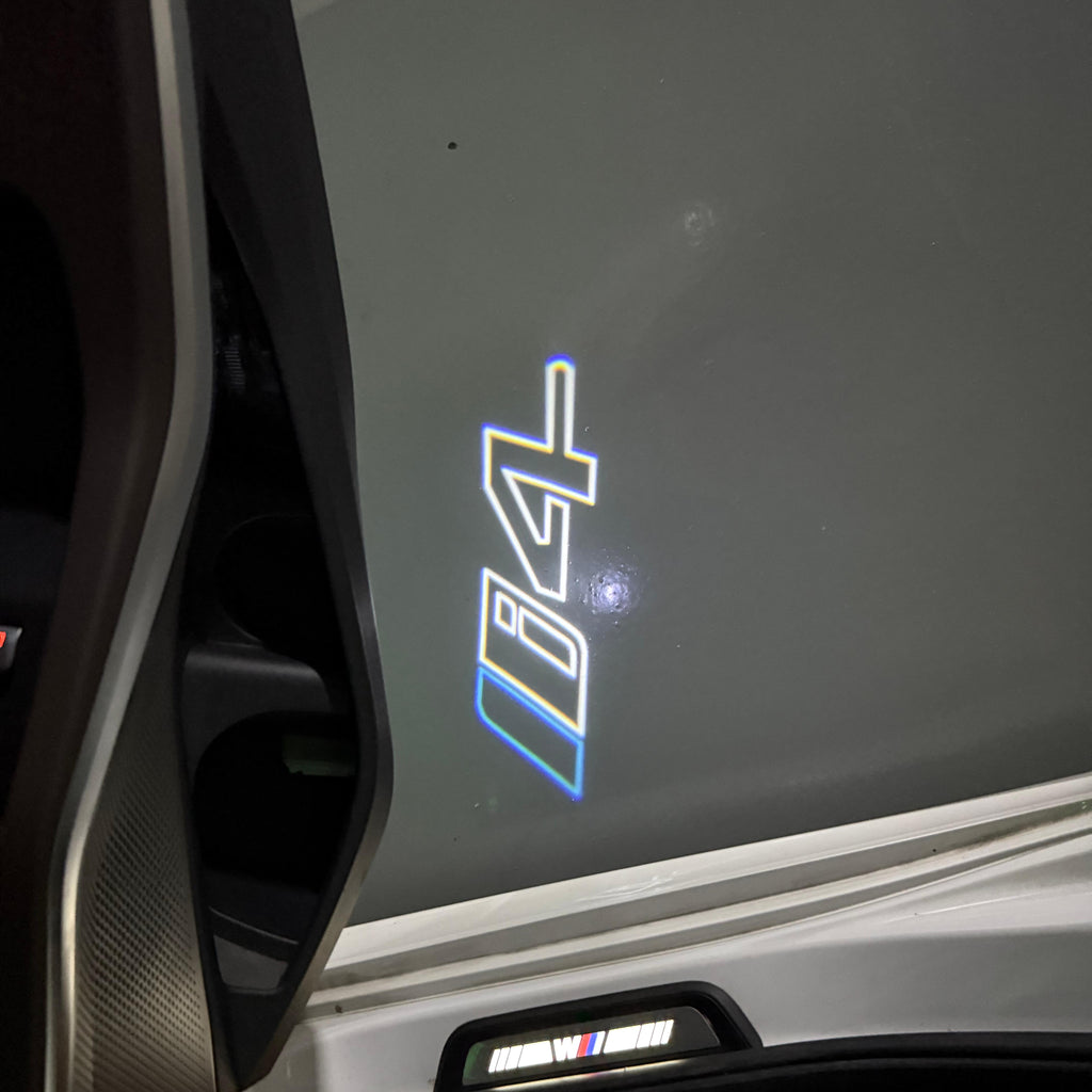 ÉCLAIRAGE DE PROJECTEUR BMW M3 LOGO Nr.24 (quantité 1 = 1 jeux / 2 feux de porte)