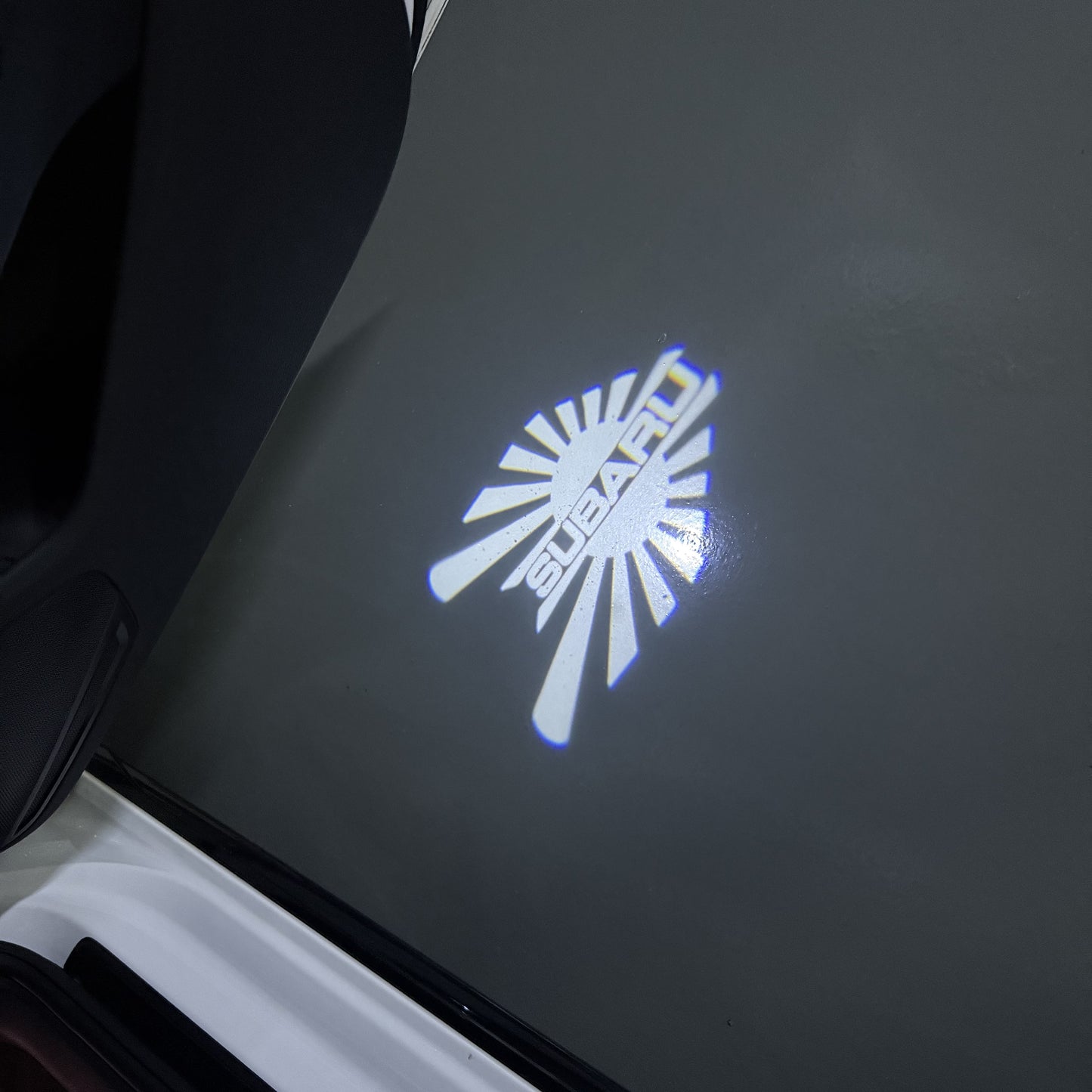 SUBARU ORIGINAL LOGO PROJECROTR LIGHTS (quantity 1 = 1 sets/2 door lights) Nr.10