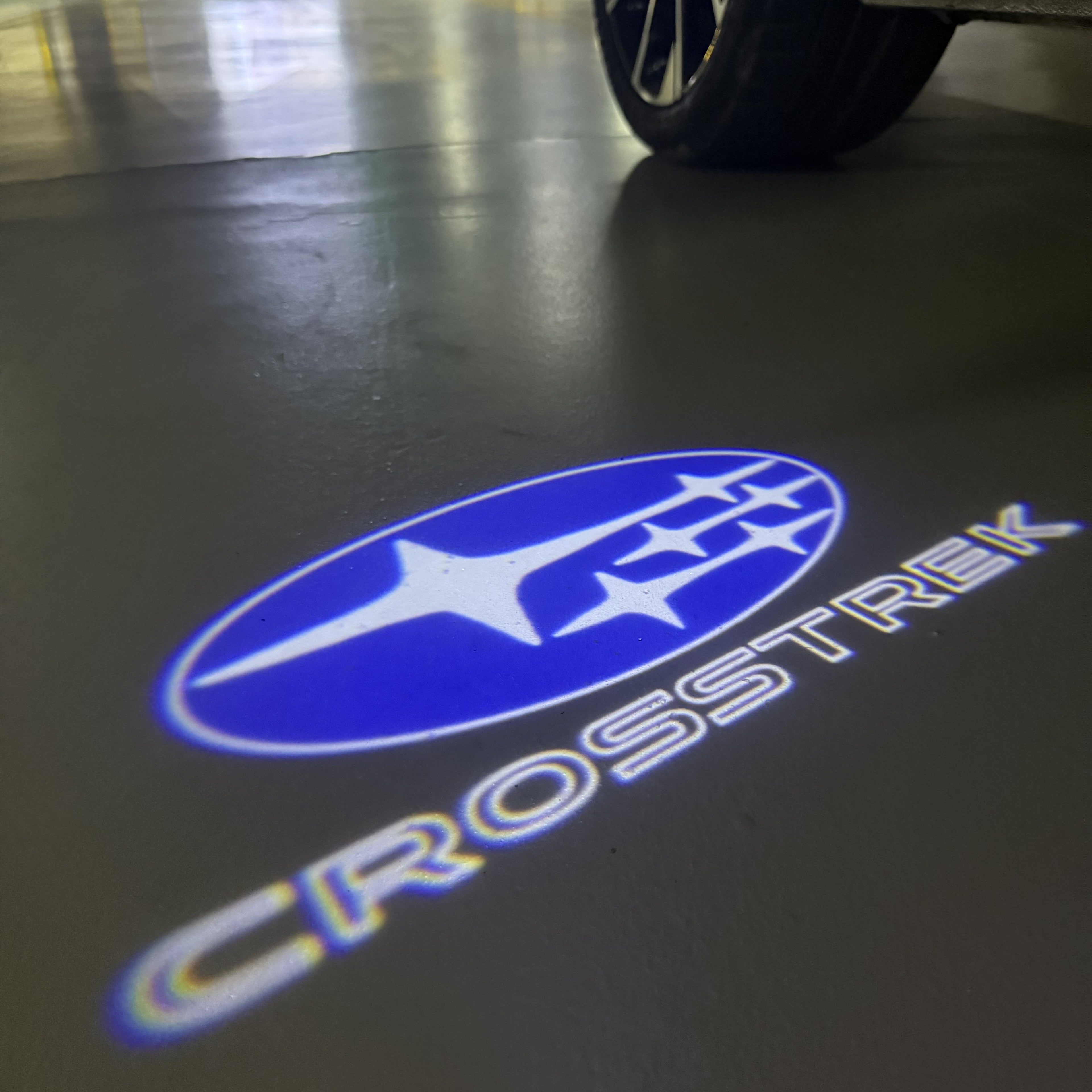 SUBARU CROSSTREK LOGO PROJECROTR LIGHTS (quantity 1 = 1 sets/2 door lights) Nr.03A40