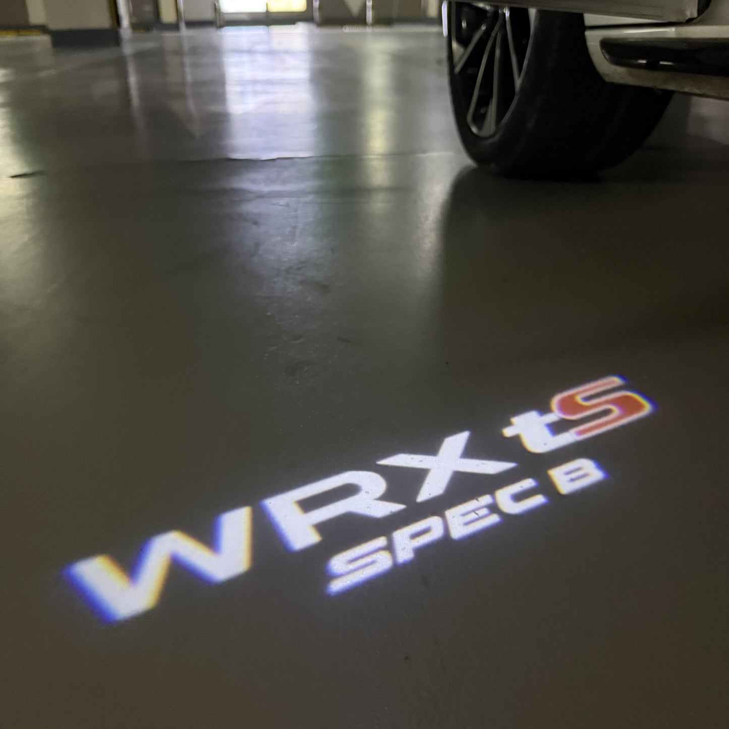 SUBARU WRX LOGO PROJECROTR LIGHTS (quantity 1 = 1 sets/2 door lights) Nr.03A22
