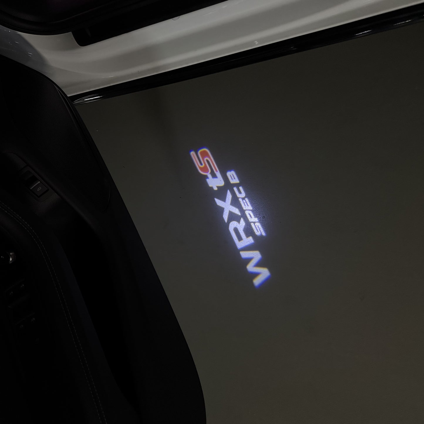 SUBARU WRX LOGO PROJECROTR LIGHTS (quantity 1 = 1 sets/2 door lights) Nr.03A22