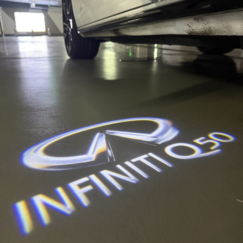 INFINITI  Q50 LOGO PROJECROTR LIGHTS  (quantity 1 = 1 sets/2 door lights)Nr.74A40