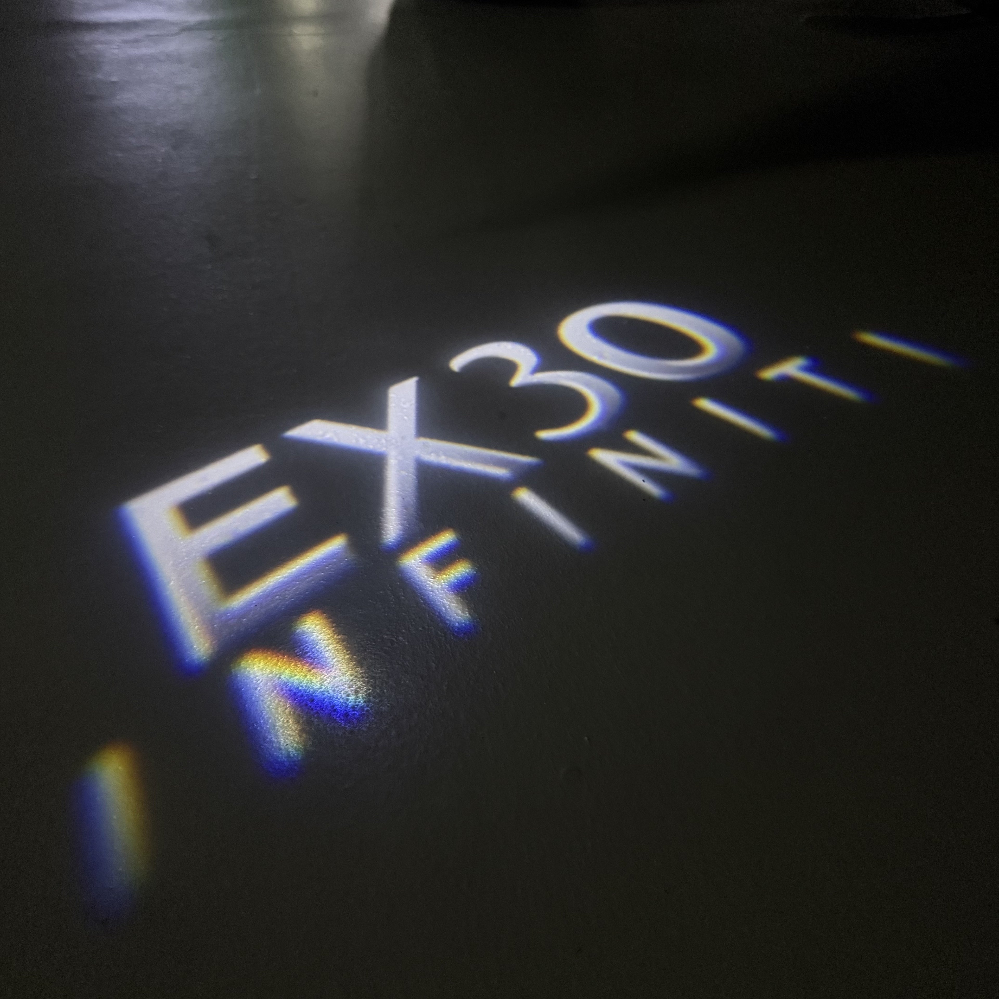 INFINITI  EX30 LOGO PROJECROTR LIGHTS  (quantity 1 = 1 sets/2 door lights)Nr.74A52