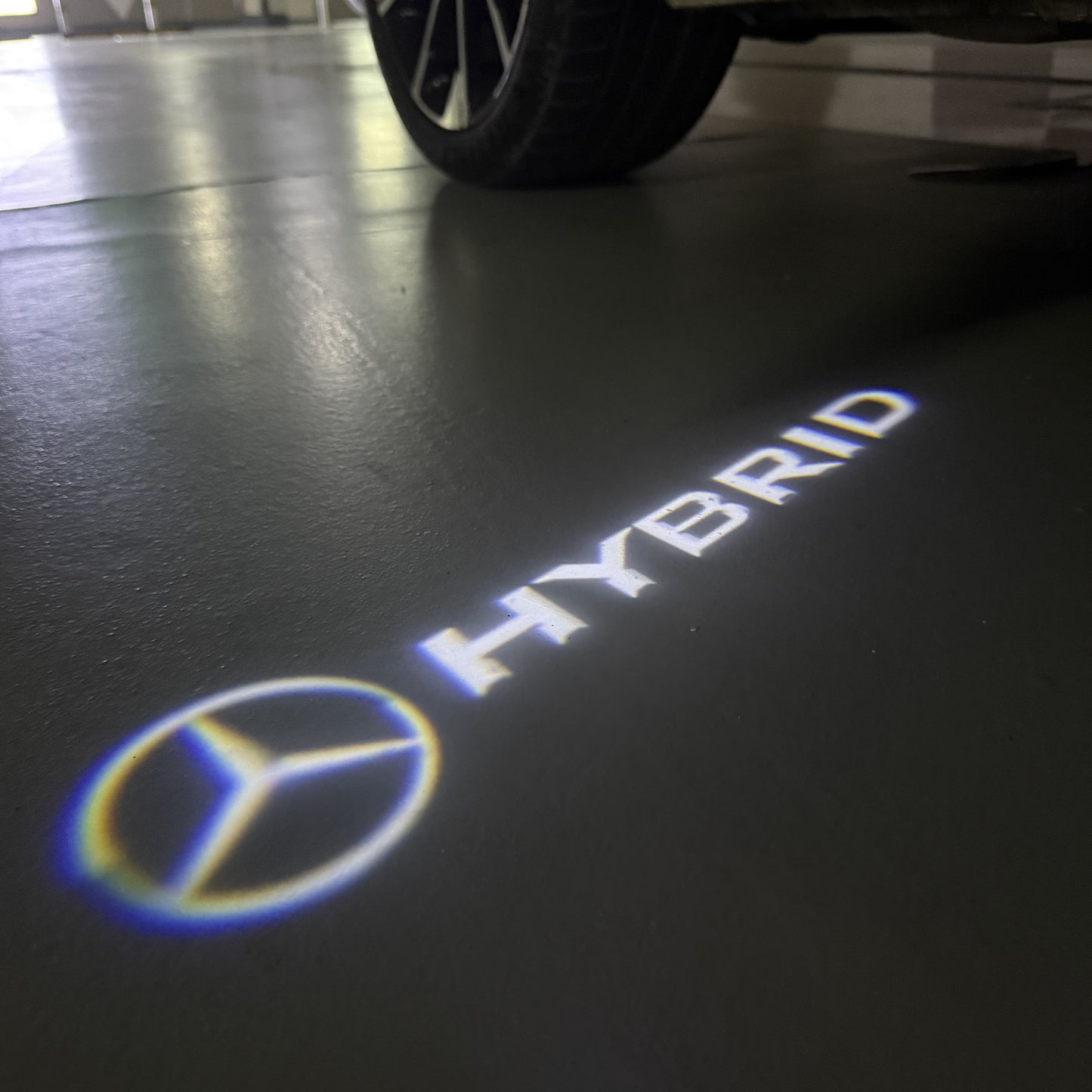 MERCEDES BENZ HYBRID LOGO PROJECTOT LIGHTS(quantity 1 = 1 sets/2 door lights) Nr.03f 024