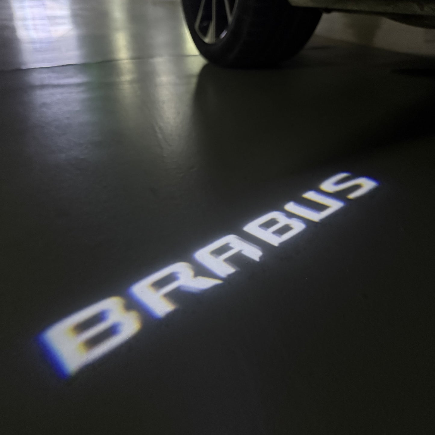 MERCEDES BENZ BRABUS LOGO PROJECTOT LIGHTS(quantity 1 = 1 sets/2 door lights) Nr.03f 010