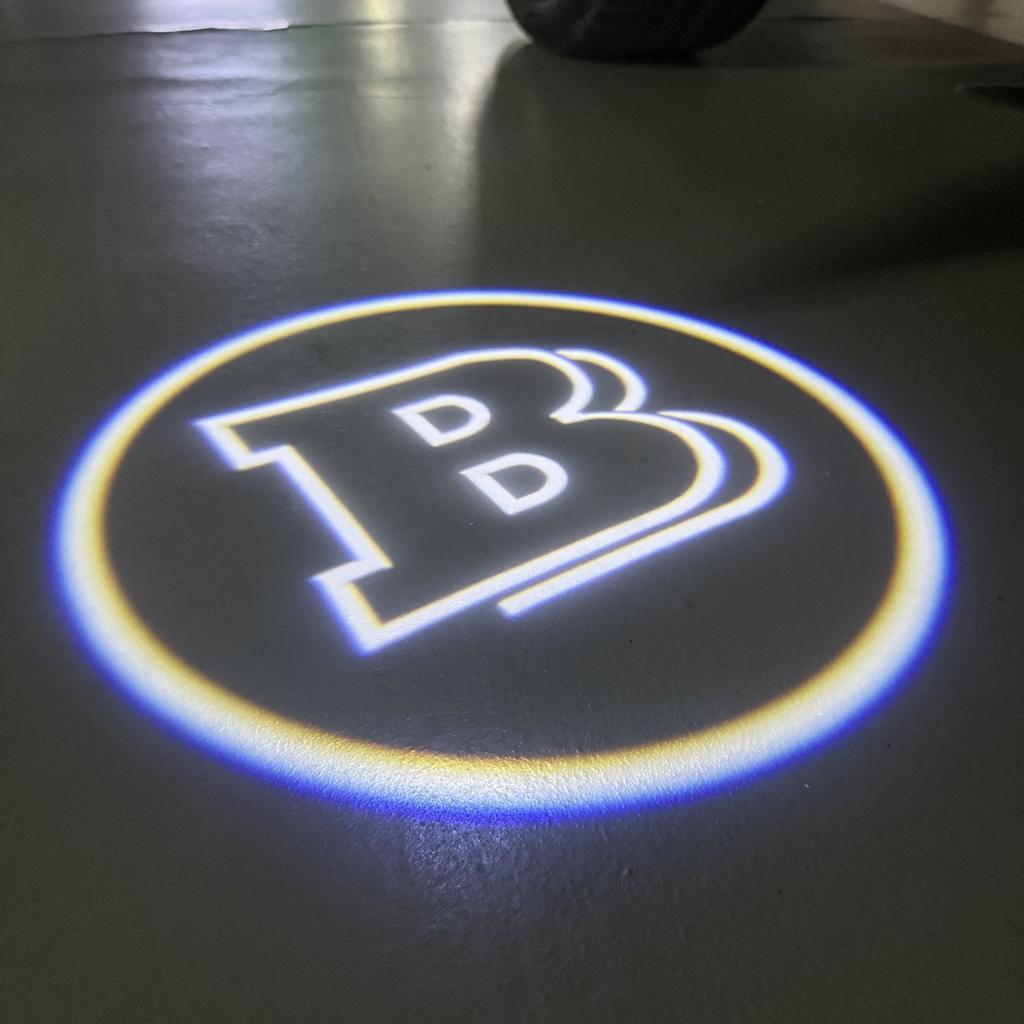 MERCEDES BENZ BRABUS LOGO PROJECTOT LIGHTS(quantity 1 = 1 sets/2 door lights) Nr.03f 012
