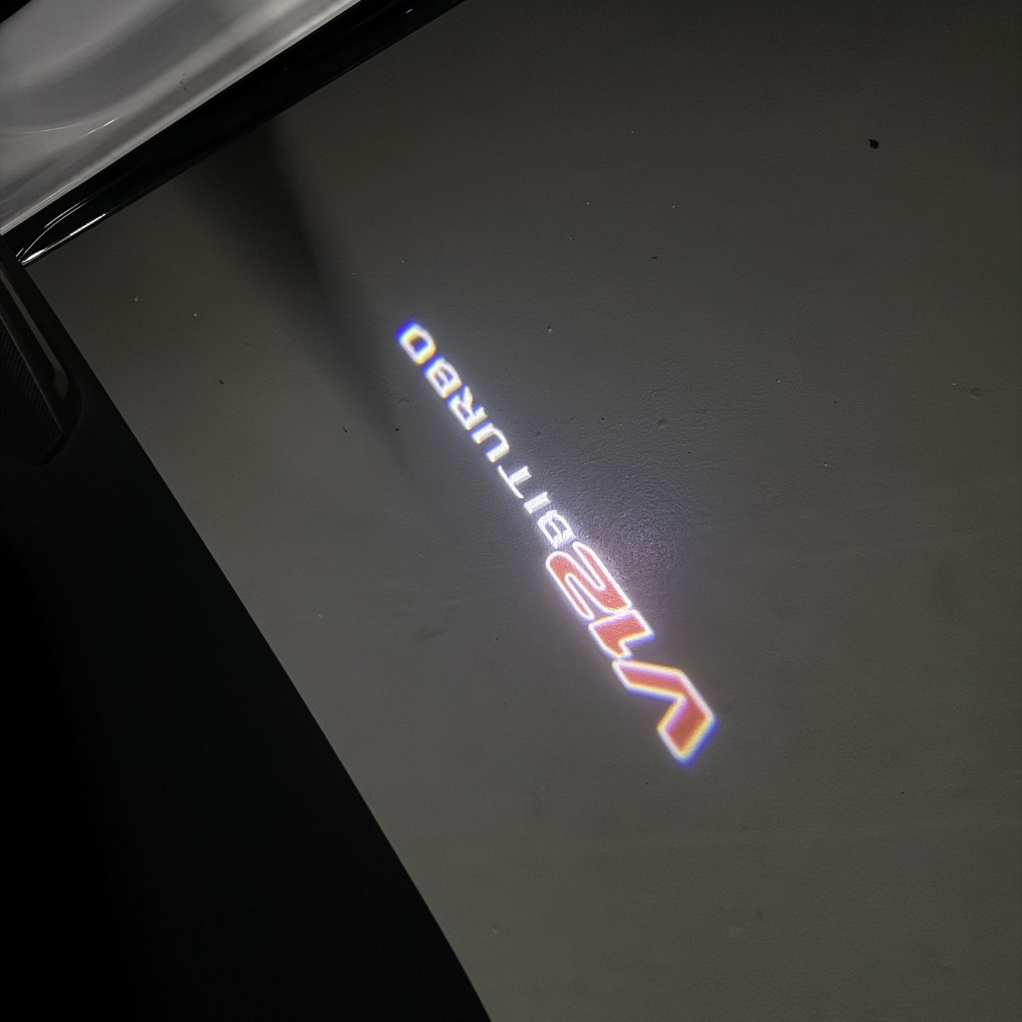 MERCEDES V12 BENZ BITURBO LOGO PROJECTOT LIGHTS(quantity 1 = 1 sets/2 door lights) Nr.03f 05
