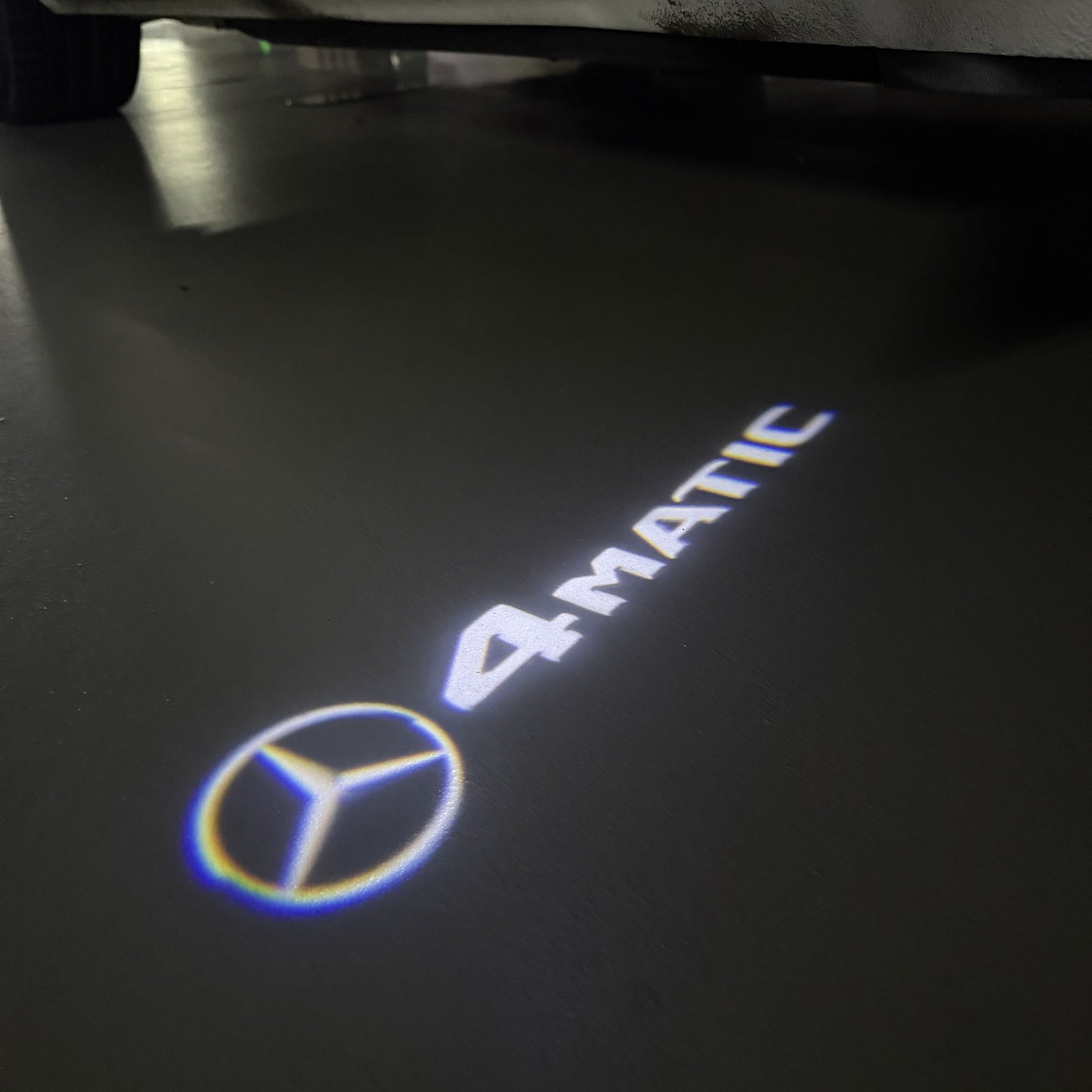 MERCEDES BENZ 4MATIC LOGO PROJECTOT LIGHTS(quantity 1 = 1 sets/2 door lights) Nr.03f 02