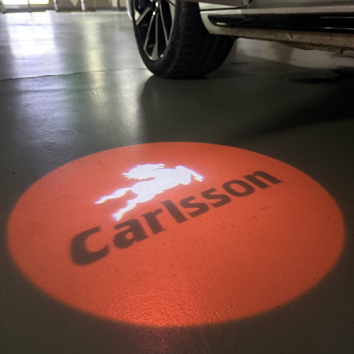 MERCEDES BENZ Carlsson LOGO PROJECTOT LIGHTS(quantity 1 = 1 sets/2 door lights) Nr.03f 014