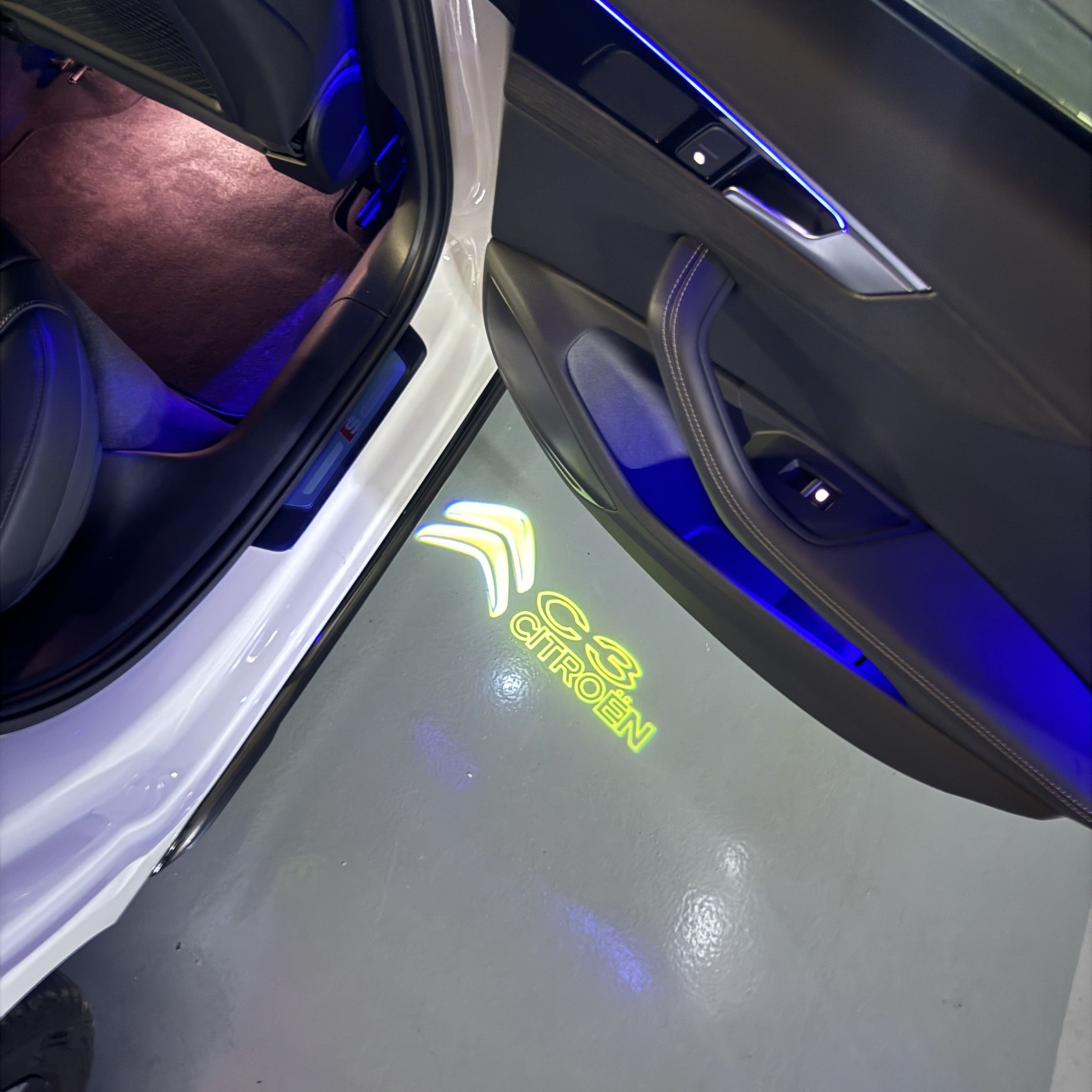 CITROËN C3   LOGO PROJECTOT LIGHTS (quantity 1 = 1 sets/2 door lights) Nr.6024q0t0153