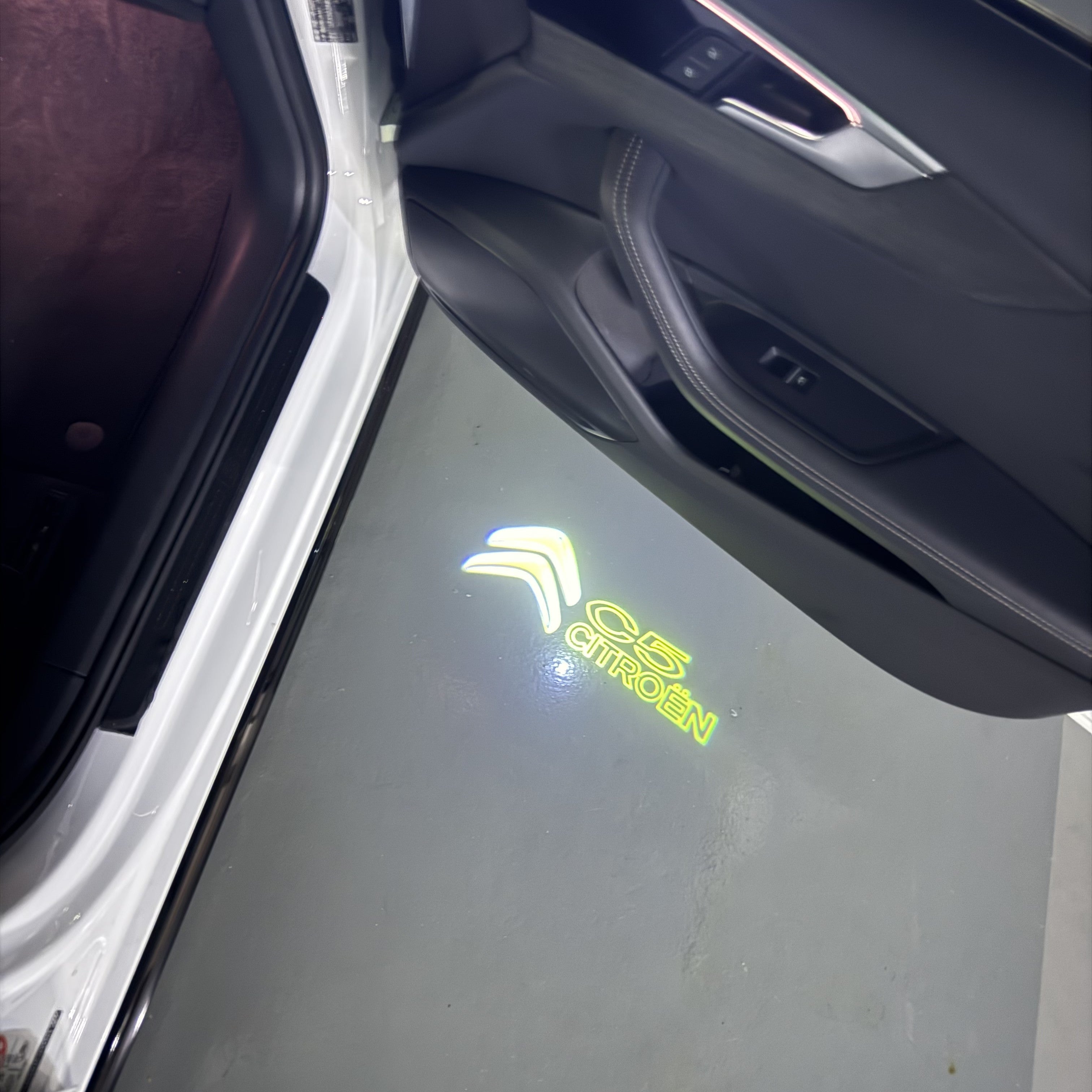 CITROËN  C5  LOGO PROJECTOT LIGHTS (quantity 1 = 1 sets/2 door lights) Nr.6024q0t0156