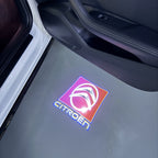 CITROËN Original   LOGO PROJECTOT LIGHTS (quantity 1 = 1 sets/2 door lights) Nr.6024q0t0144