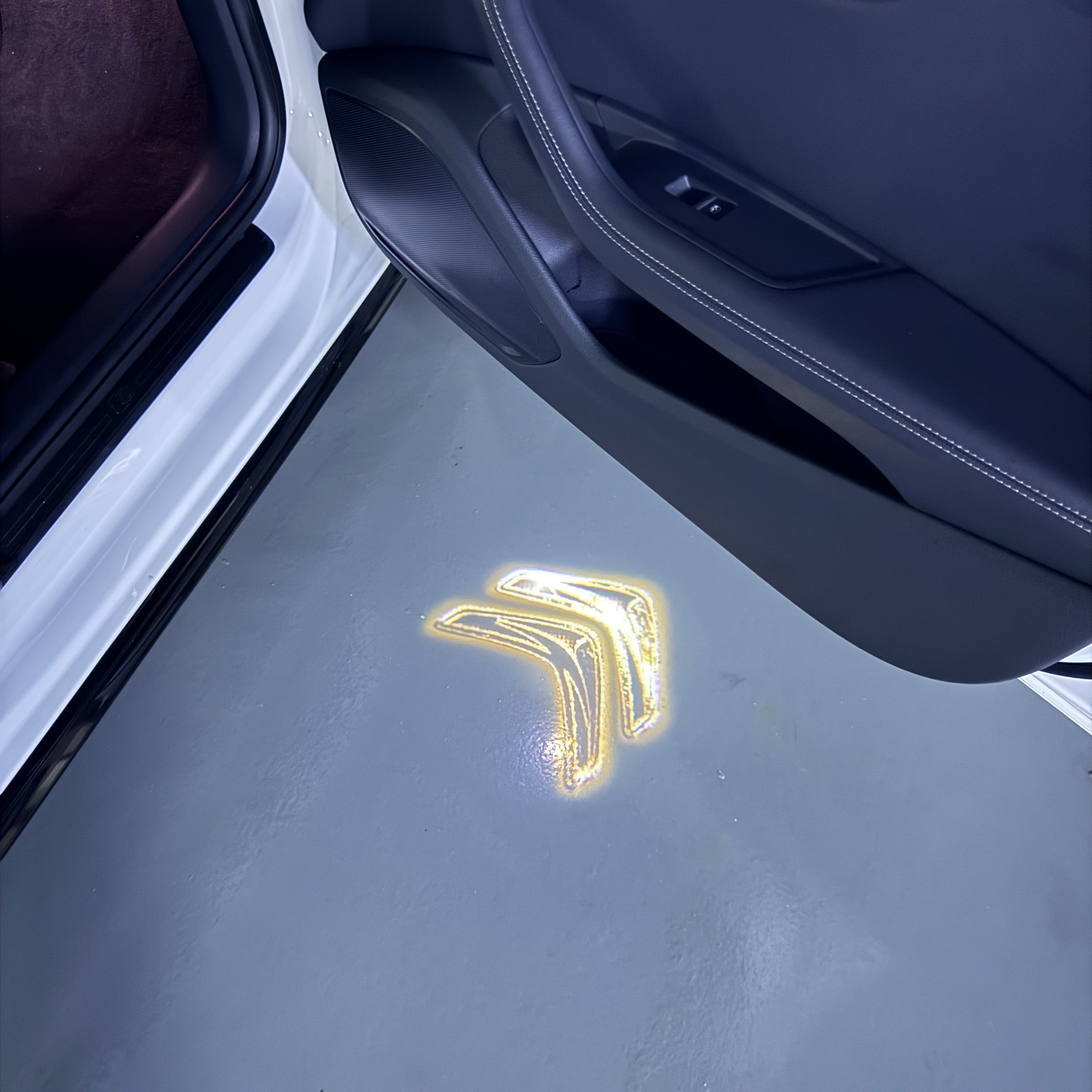 CITROËN Original   LOGO PROJECTOT LIGHTS (quantity 1 = 1 sets/2 door lights) Nr.6024q0t0139