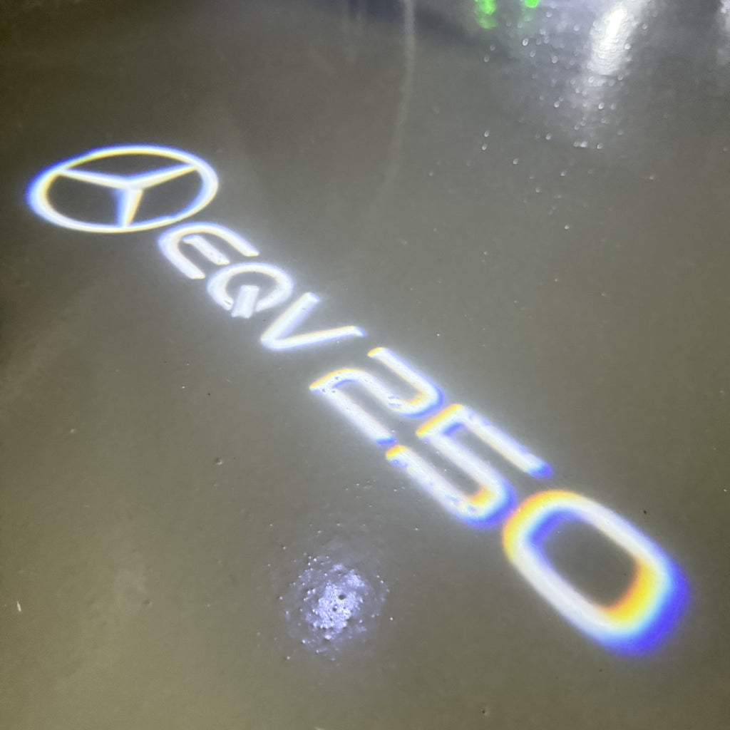 MERCEDES BENZ EQV 250 LOGO PROJECTOT LIGHTS  (quantity 1 = 1 sets/2 door lights)Nr.03f019