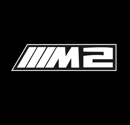 BMW 2 SERIES M2  LOGO PROJECTOT LIGHTS (quantity 1 = 1 sets/2 door lights) Nr.6024t21