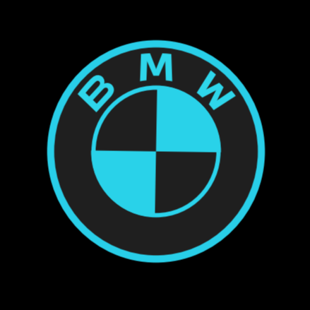BMW ORIGINAL  LOGO PROJECTOT LIGHTS (quantity 1 = 1 sets/2 door lights) Nr.PP203