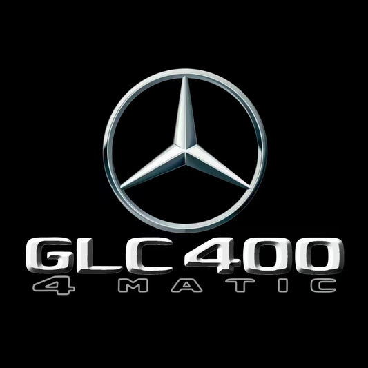 MERCEDES BENZ GLC 400 LOGO PROJECTOR LIGHTS  (quantity 1 = 1 sets/2 door lights)Nr.03f050